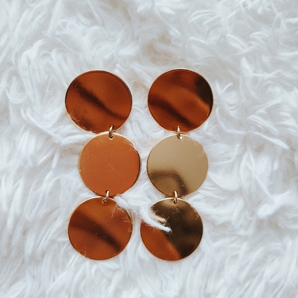 J. Crew Jewelry - 3/$15 J. Crew Gold Disc Earrings